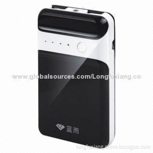 Newly Designed Dual-USB Mobile Phone Power Charger with 7,800mAh, Over-voltage Protection